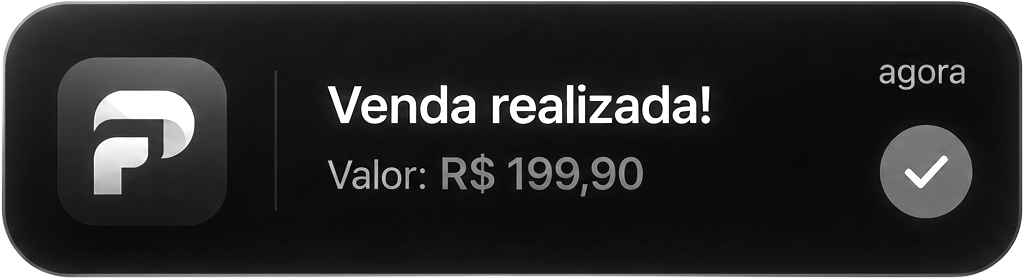 Notificação de venda realizada